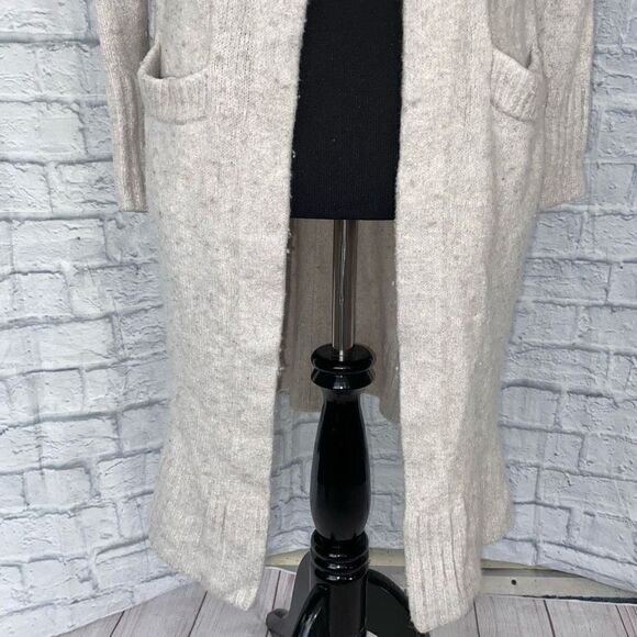 Calvin Klein jeans open front long cardigan sz S women - Picture 5 of 11